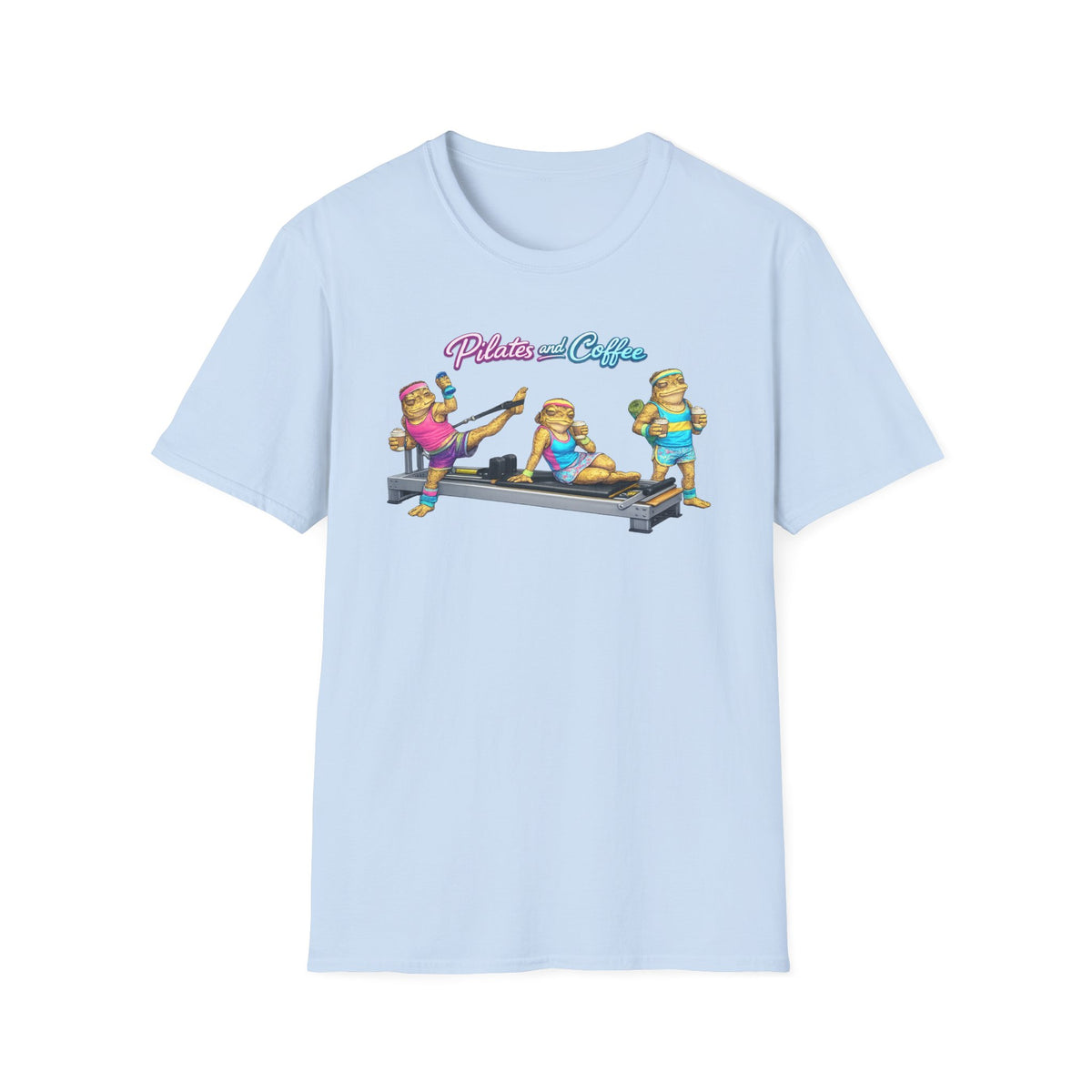 Pilates & Coffee Toads Unisex Softstyle T-Shirt