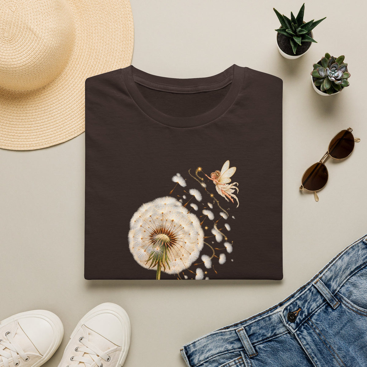 Dandelion fairy Unisex Softstyle T-Shirt