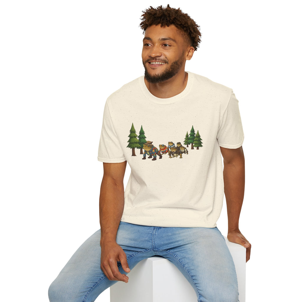 Toad Trail Wandern durch den Wald Unisex Softstyle T-Shirt
