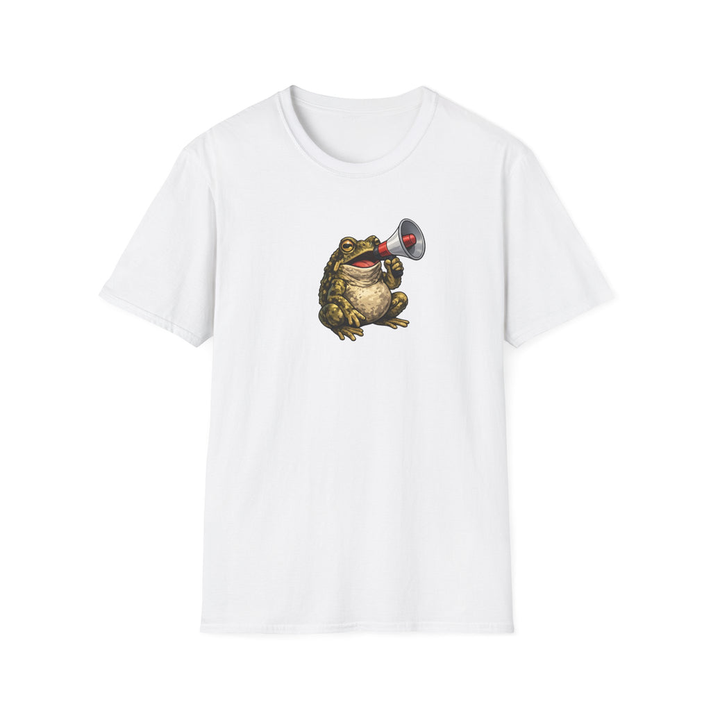 T-shirt girocollo unisex Megaphone Toad Softstyle