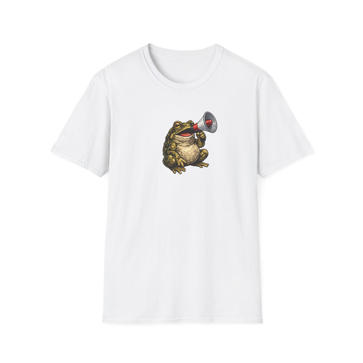 Megaphone Toad Unisex Softstyle T-Shirt