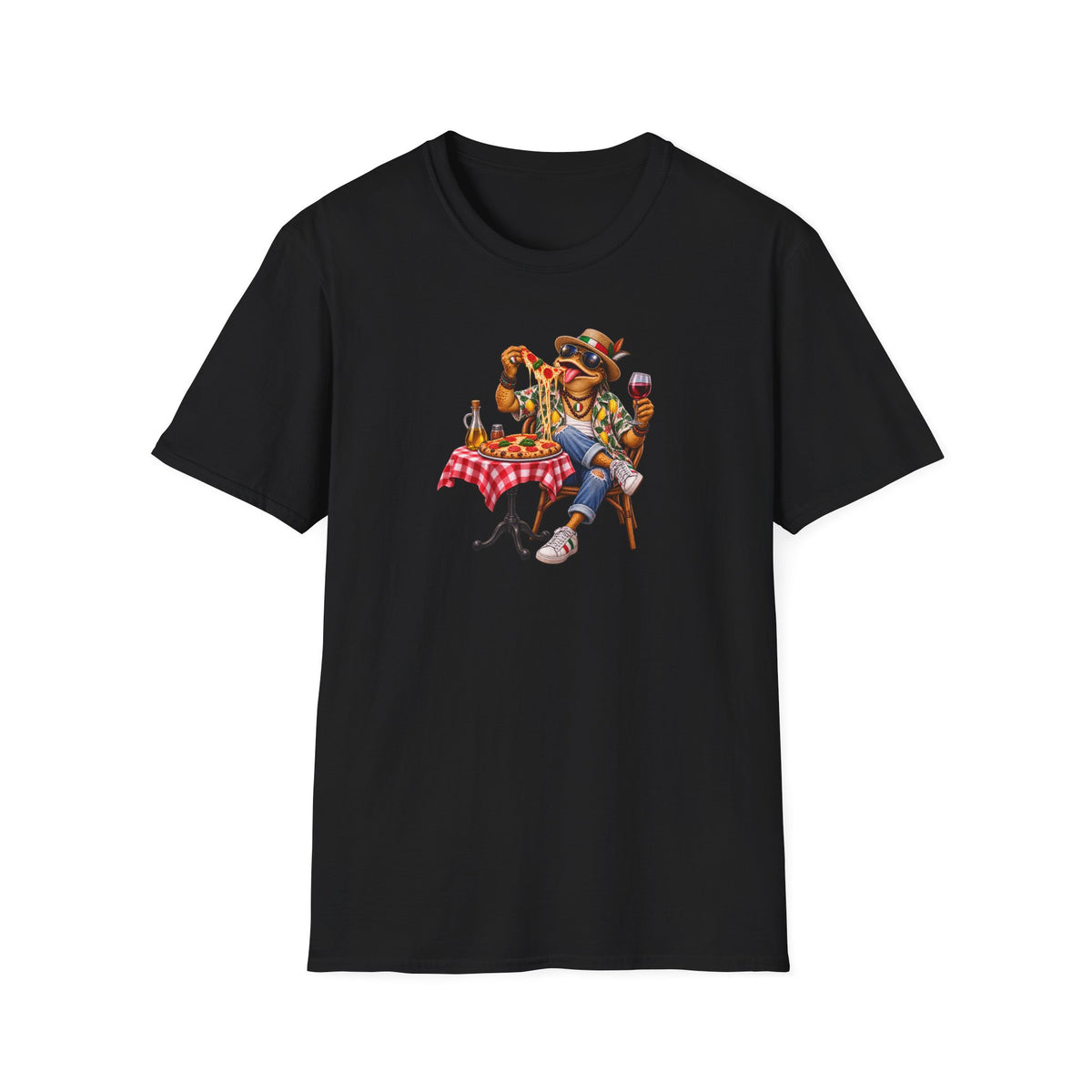 Italian Pizza Toad Unisex Softstyle T-Shirt