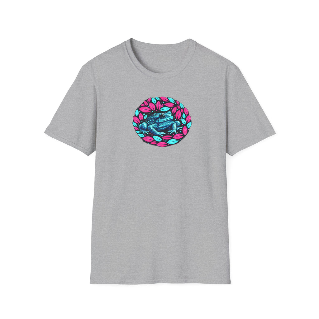 Unisex Softstyle T-Shirt „Blättrige Kröte“