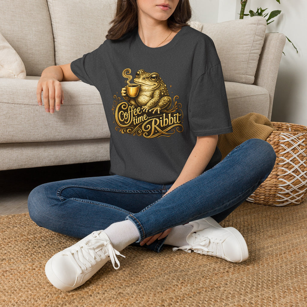 Coffee time Ribbit Unisex Softstyle T-Shirt