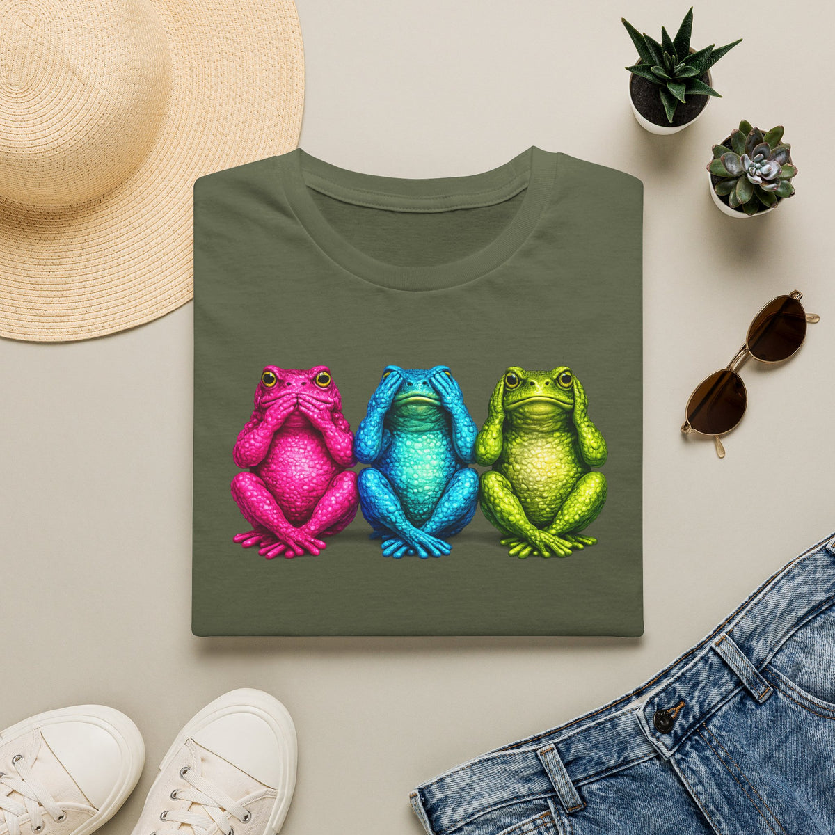 3 Wise Toads Unisex Softstyle T-Shirt