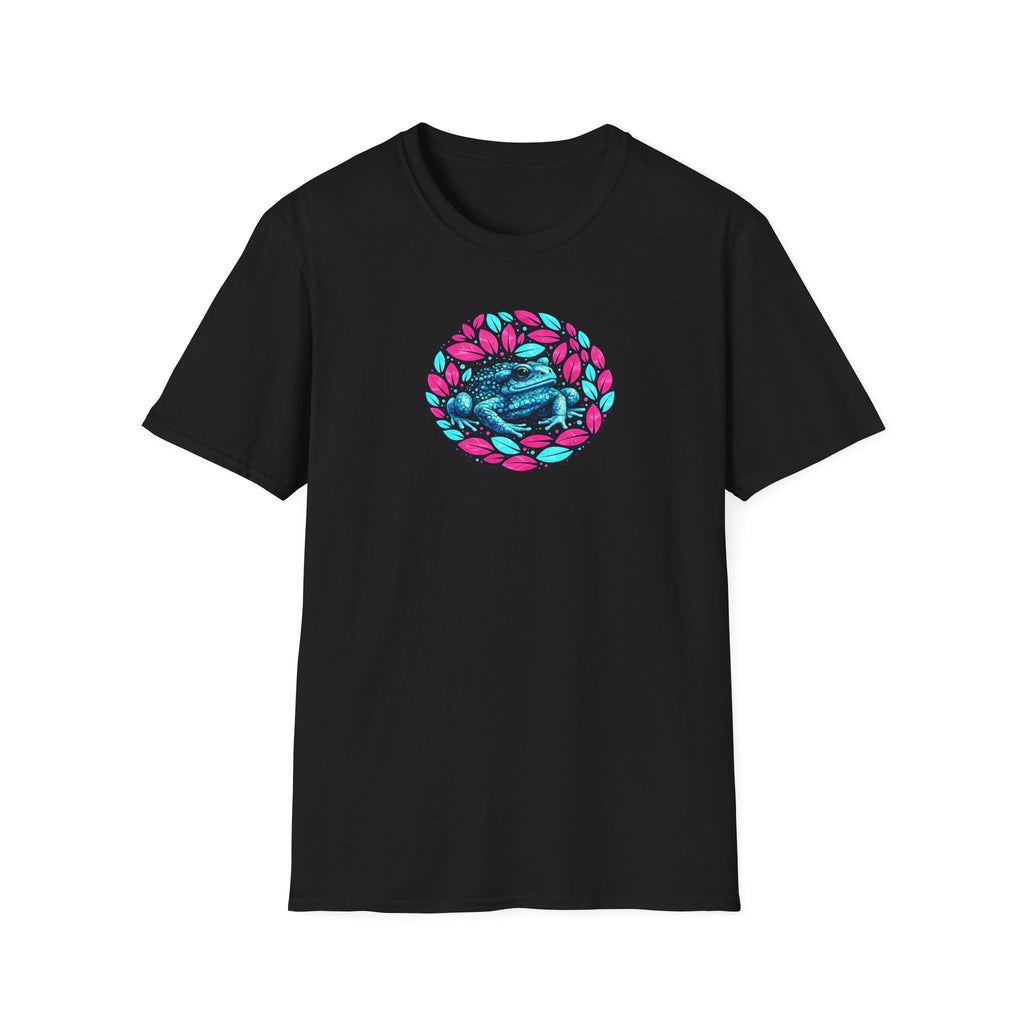 Unisex Softstyle T-Shirt „Blättrige Kröte“