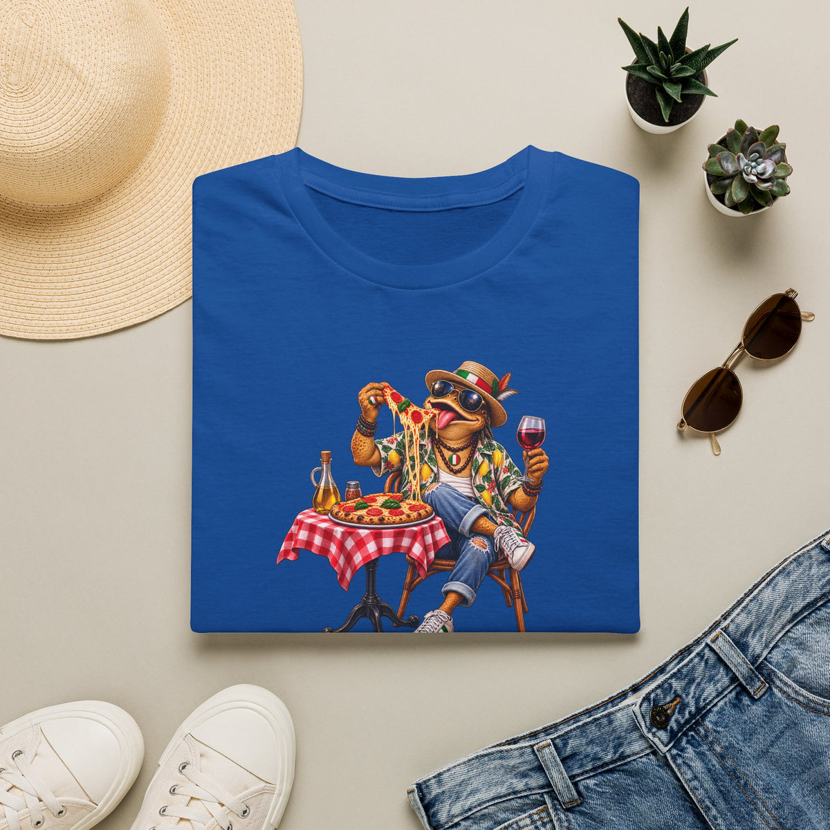 Italian Pizza Toad Unisex Softstyle T-Shirt