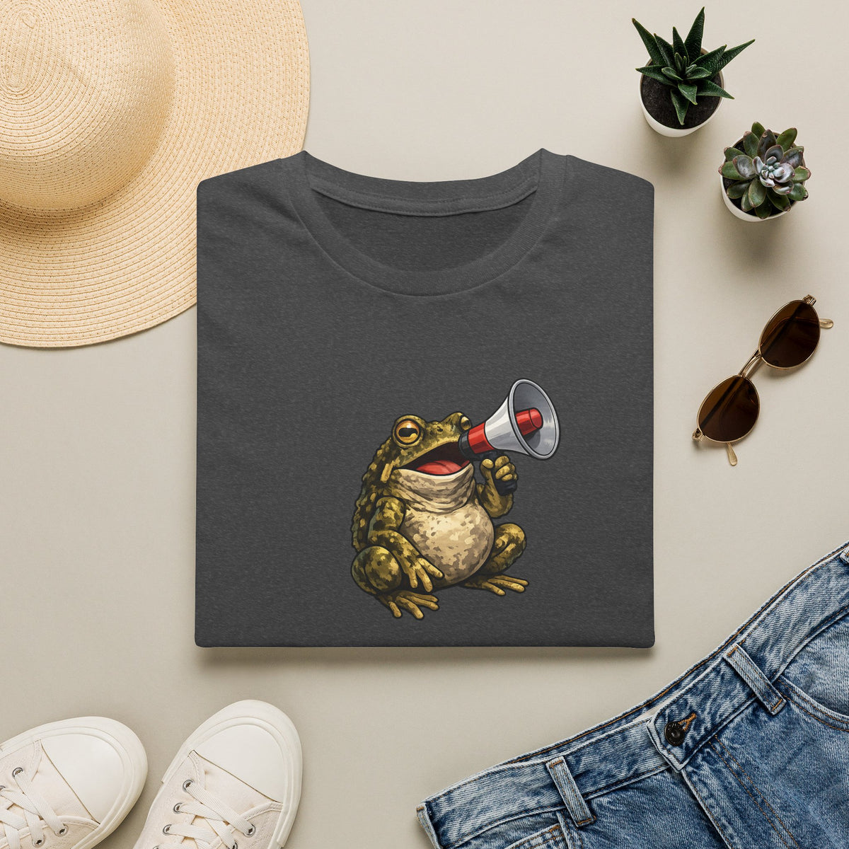 Megaphone Toad Unisex Softstyle T-Shirt