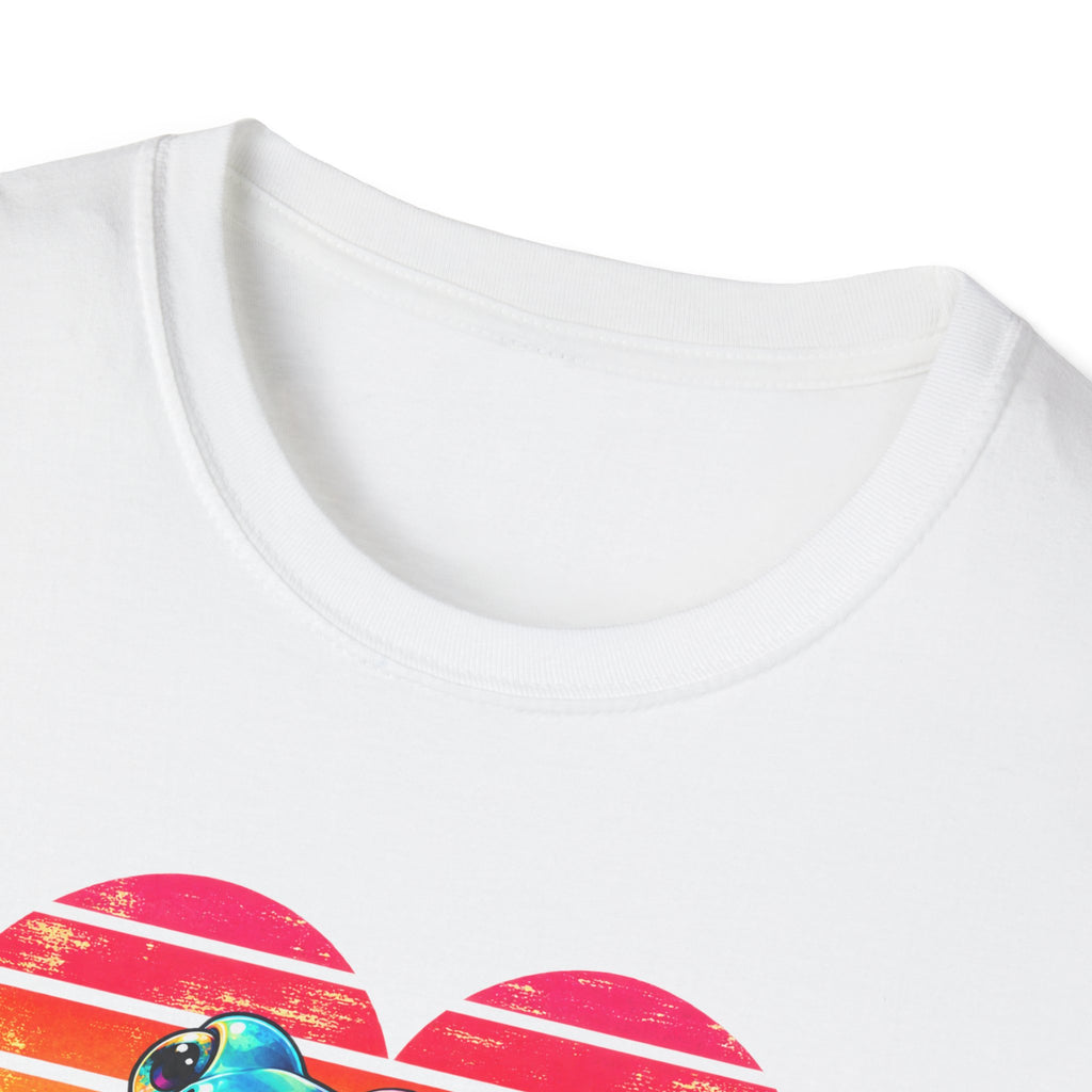 Rainbow Heart - Croaking Toad  T-Shirt