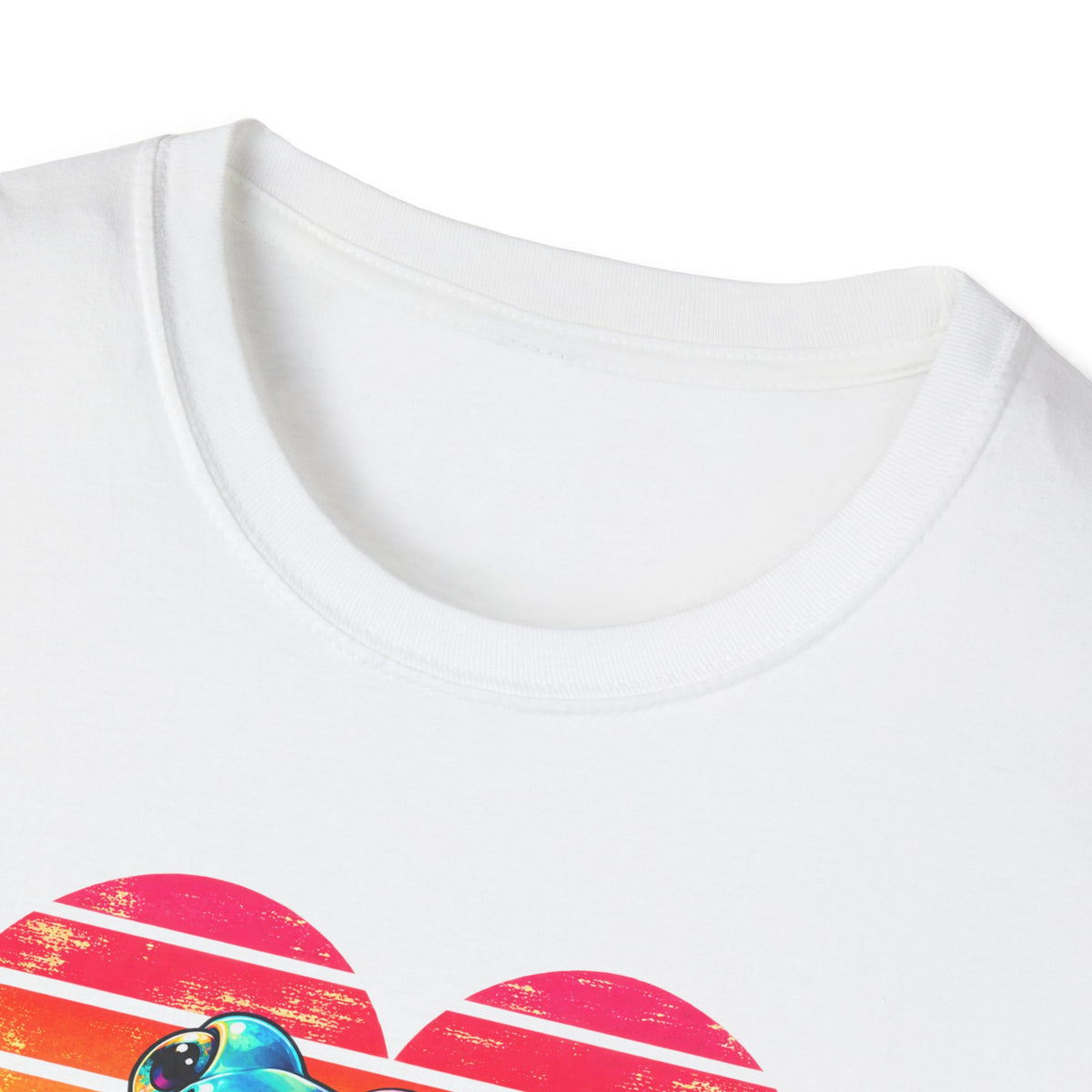 Rainbow Heart - Croaking Toad  T-Shirt