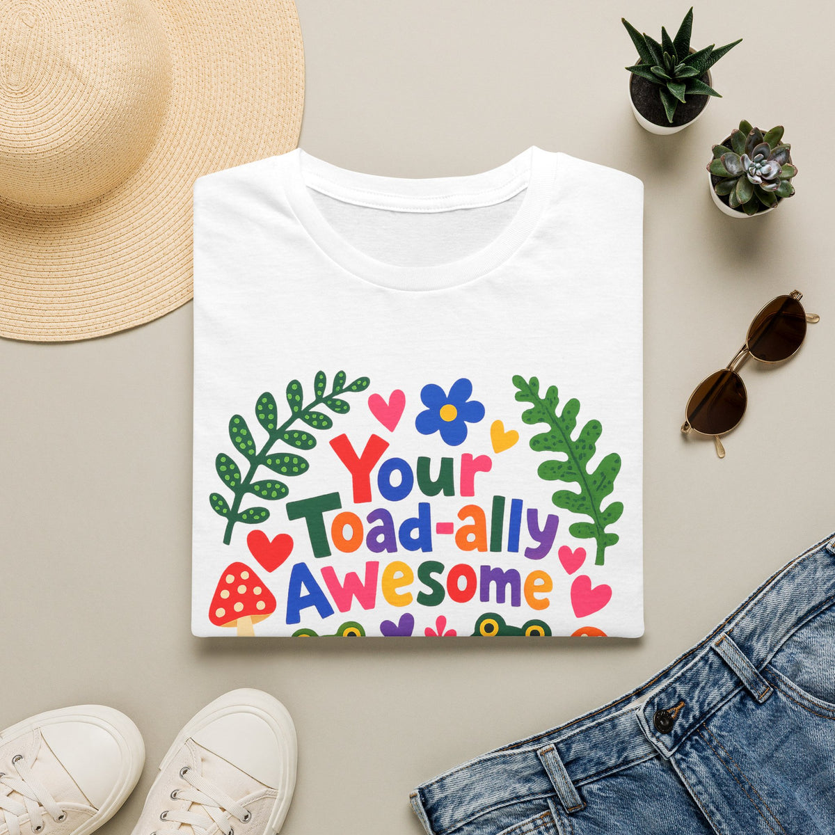 La tua T-shirt unisex "Toad-ally Awesome" in Softstyle
