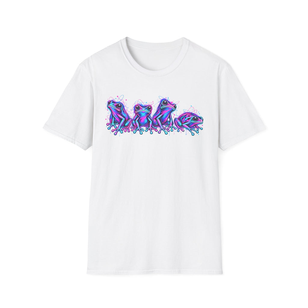 neon pink and purple Toads Unisex Softstyle T-Shirt