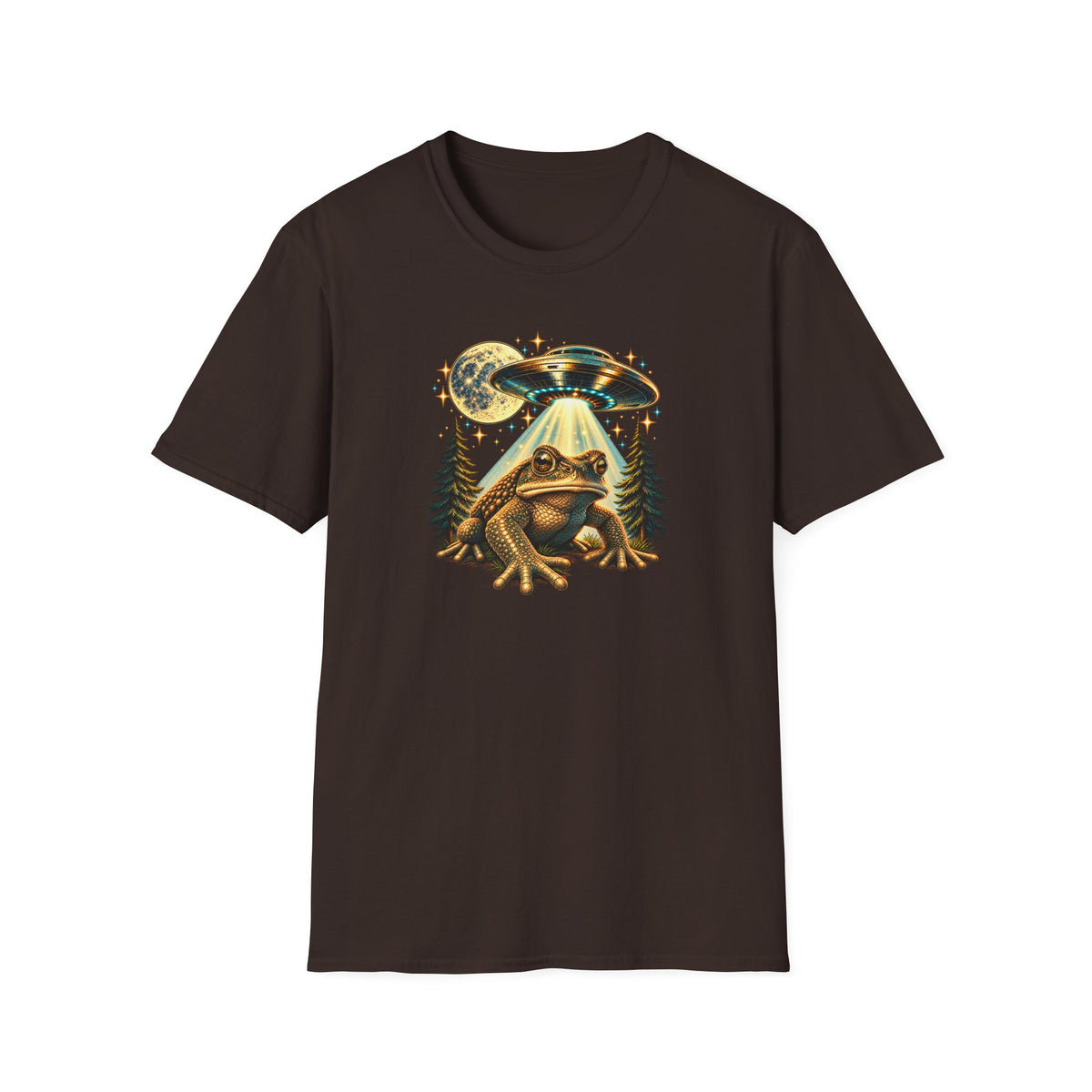 UFO Toad T-Shirt – Funny UFO & Space Graphic Tee