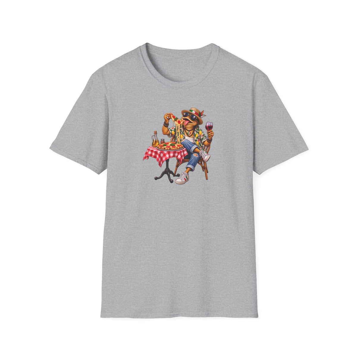 Italian Pizza Toad Unisex Softstyle T-Shirt