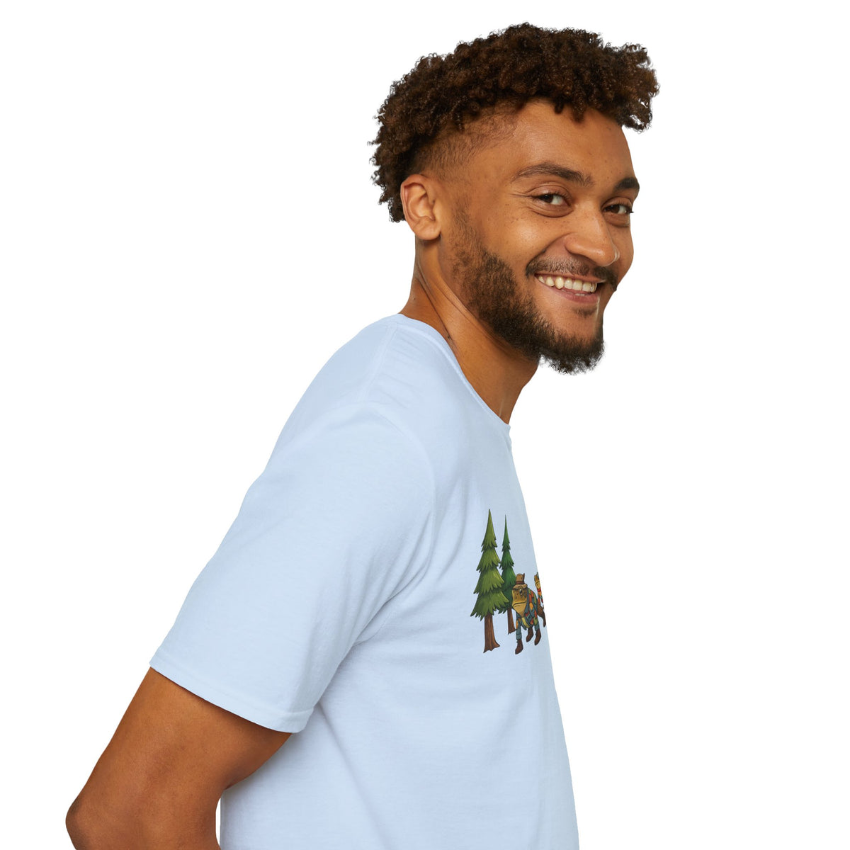 Toad Trail Wandern durch den Wald Unisex Softstyle T-Shirt