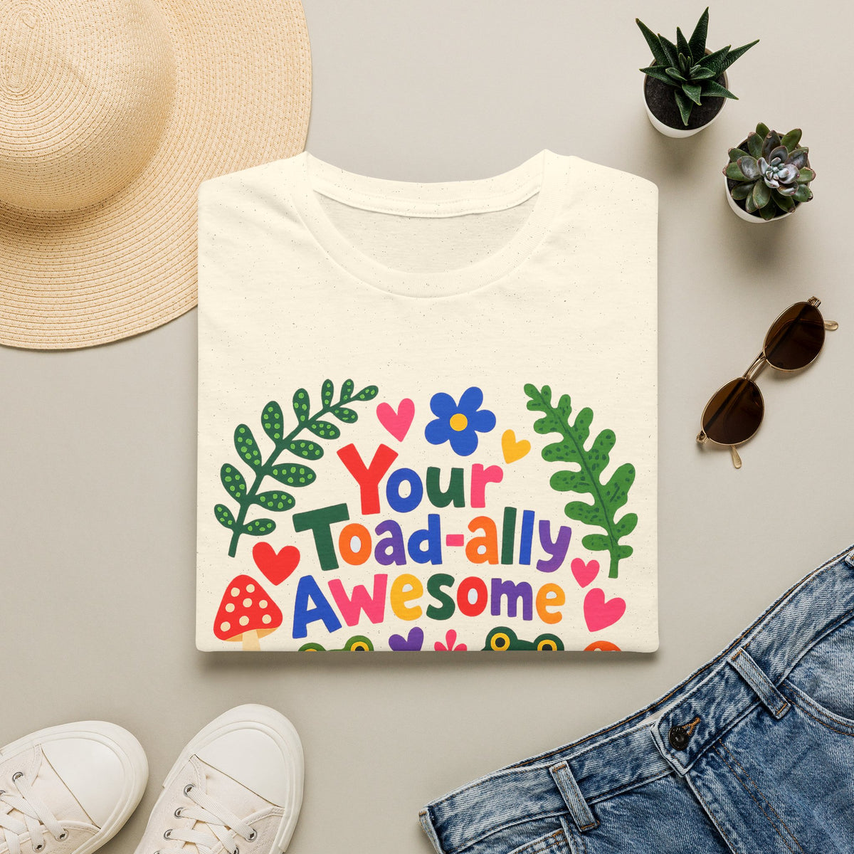 La tua T-shirt unisex "Toad-ally Awesome" in Softstyle