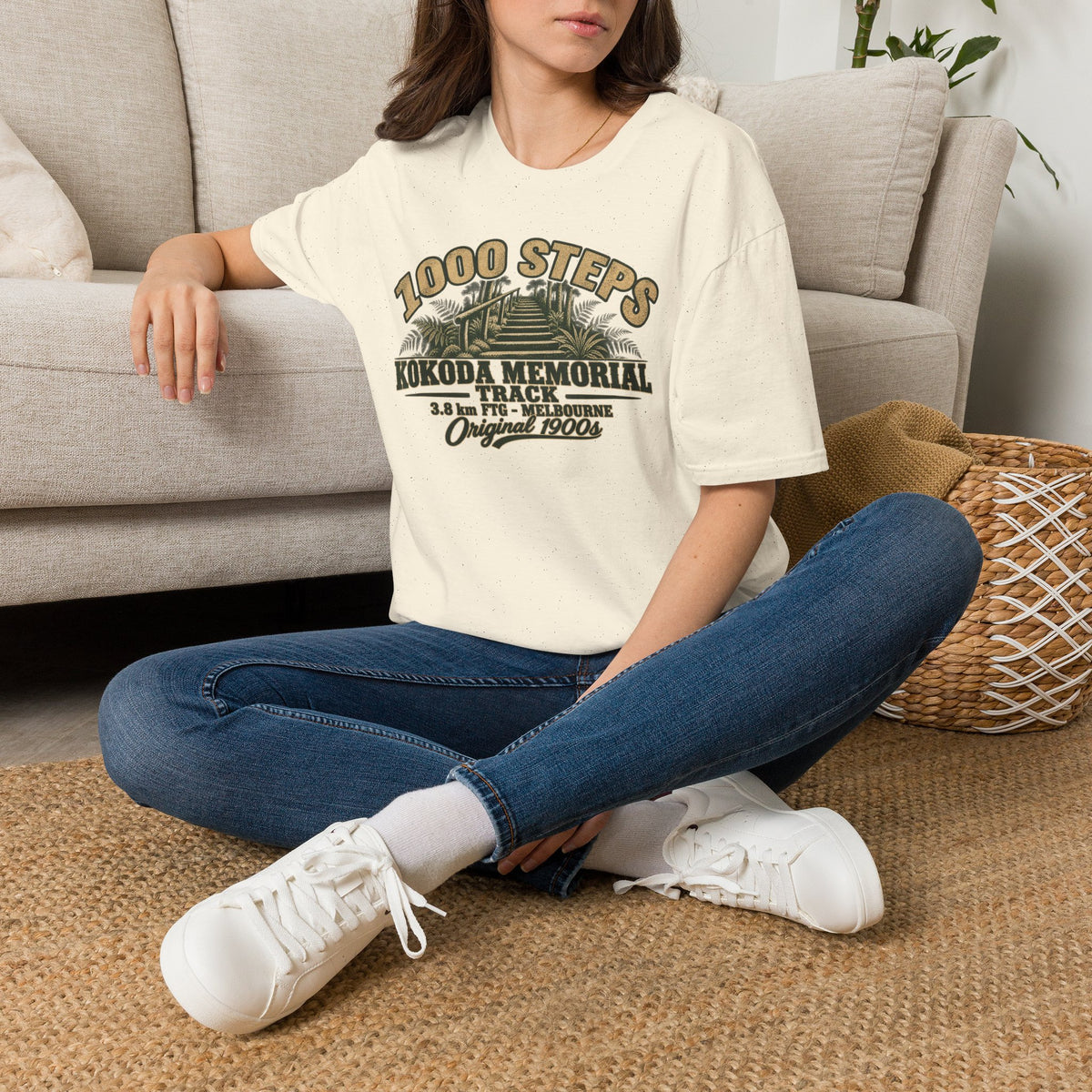 1000 Steps FTG Melbourne,  Australia Unisex Softstyle T-Shirt