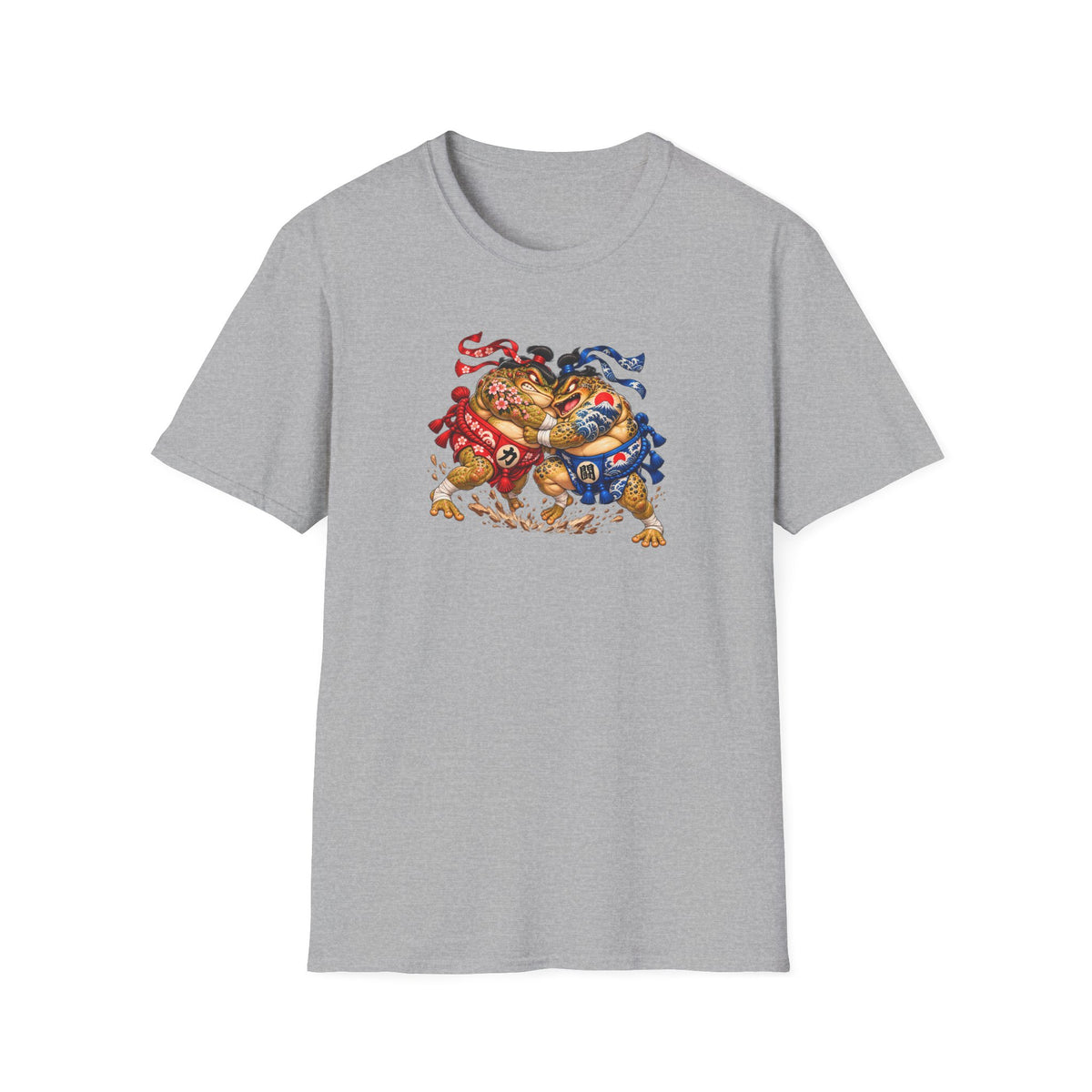 Sumo Toads Funny Japanese T-Shirt | Croaking Toad