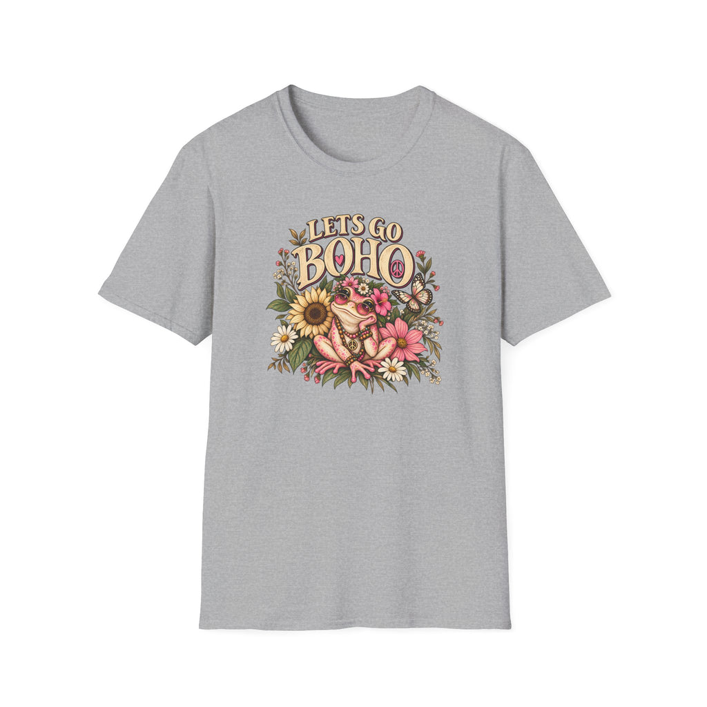 Lets Go Boho Toad Unisex Softstyle T-Shirt