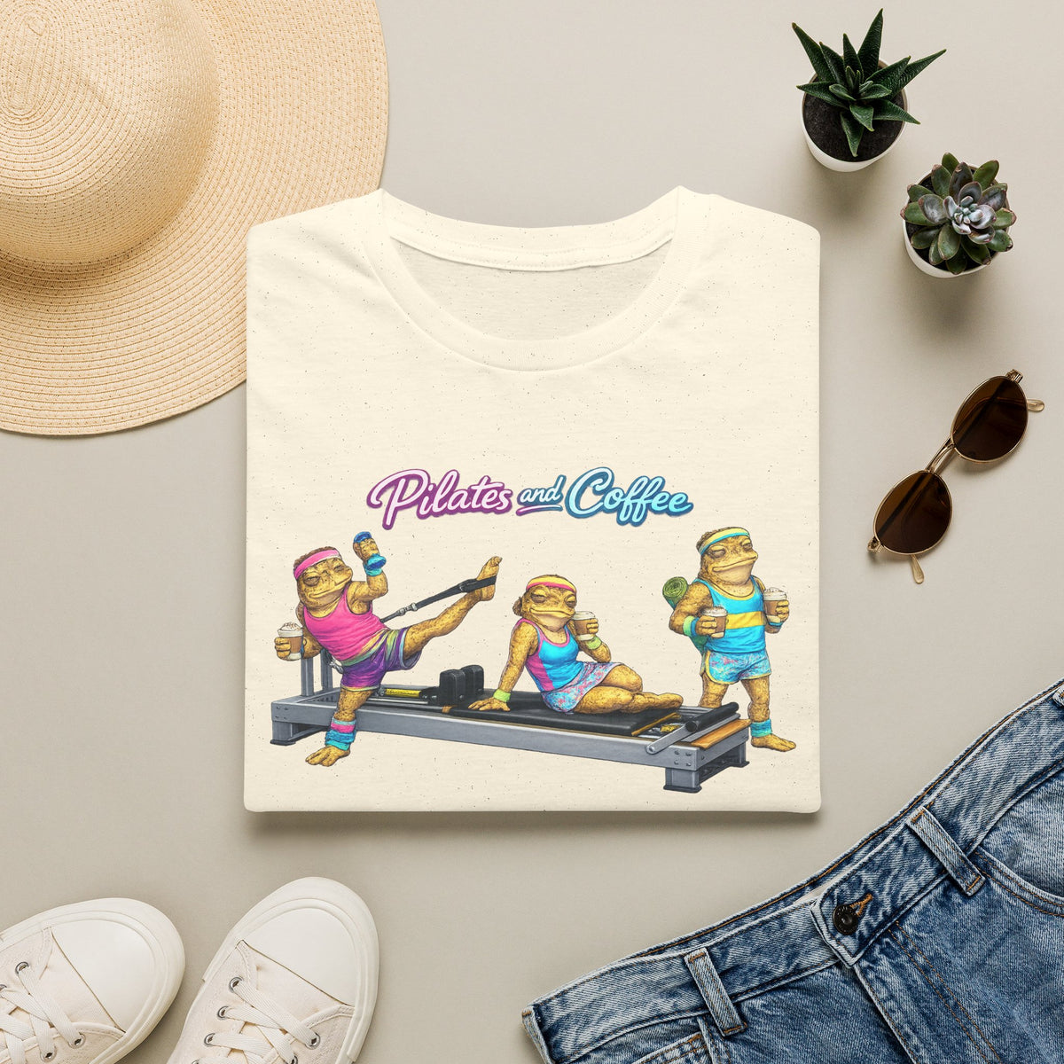 Pilates & Coffee Toads Unisex Softstyle T-Shirt