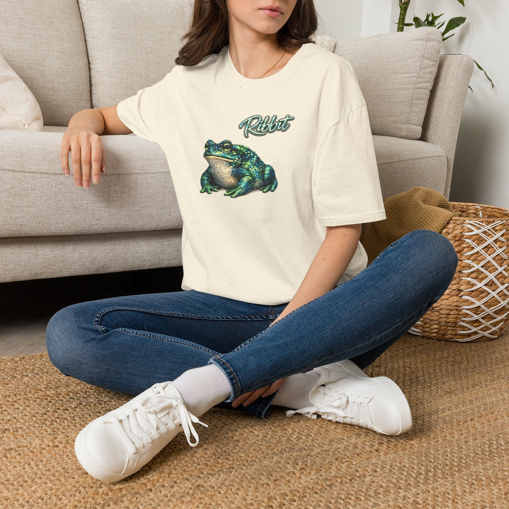 Ribbit-Grün Unisex Softstyle T-Shirt