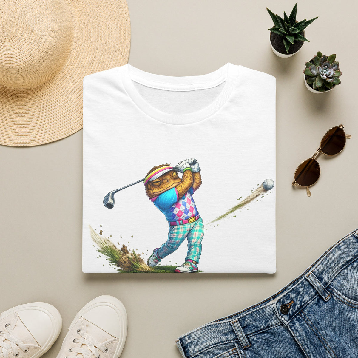 Golf Pro Toad Unisex Softstyle T-Shirt