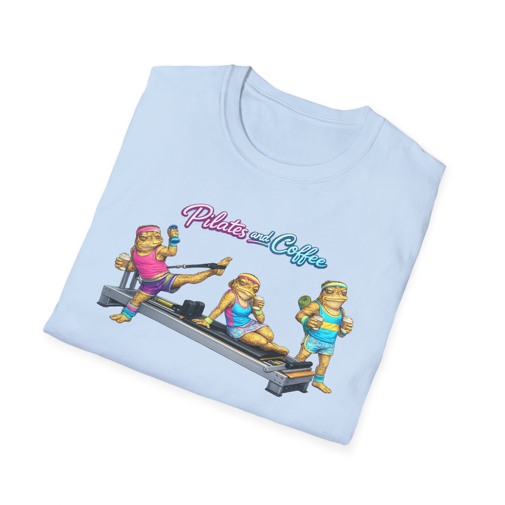 Pilates & Coffee Toads Unisex Softstyle T-Shirt