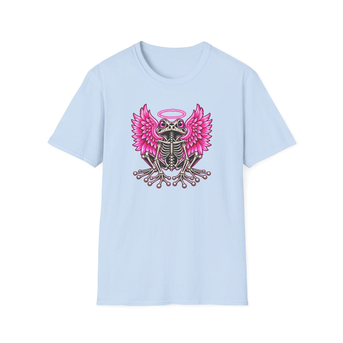 Halo & Flower Angel Skeleton Toad Tee