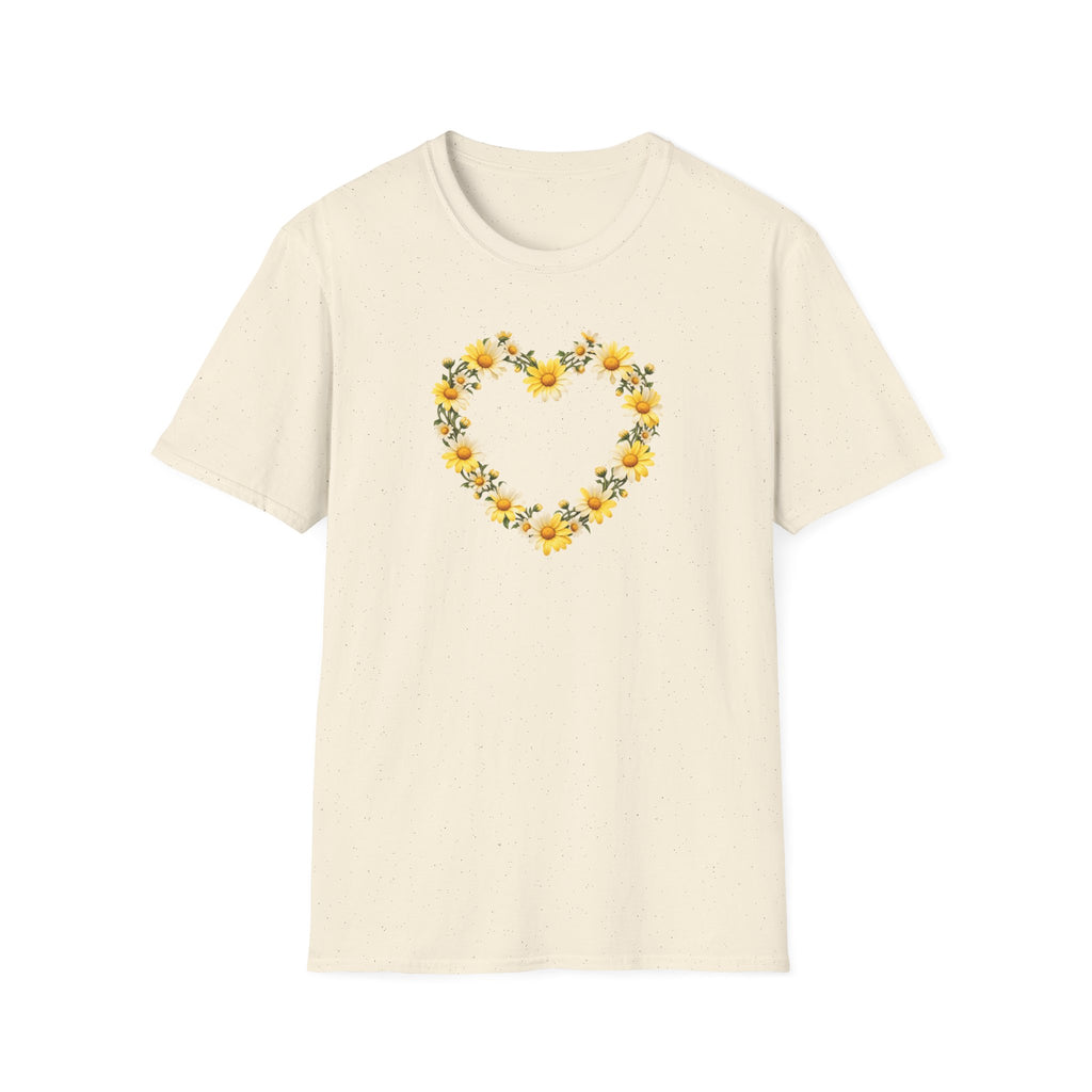 Daisy Chain heart Unisex Softstyle T-Shirt