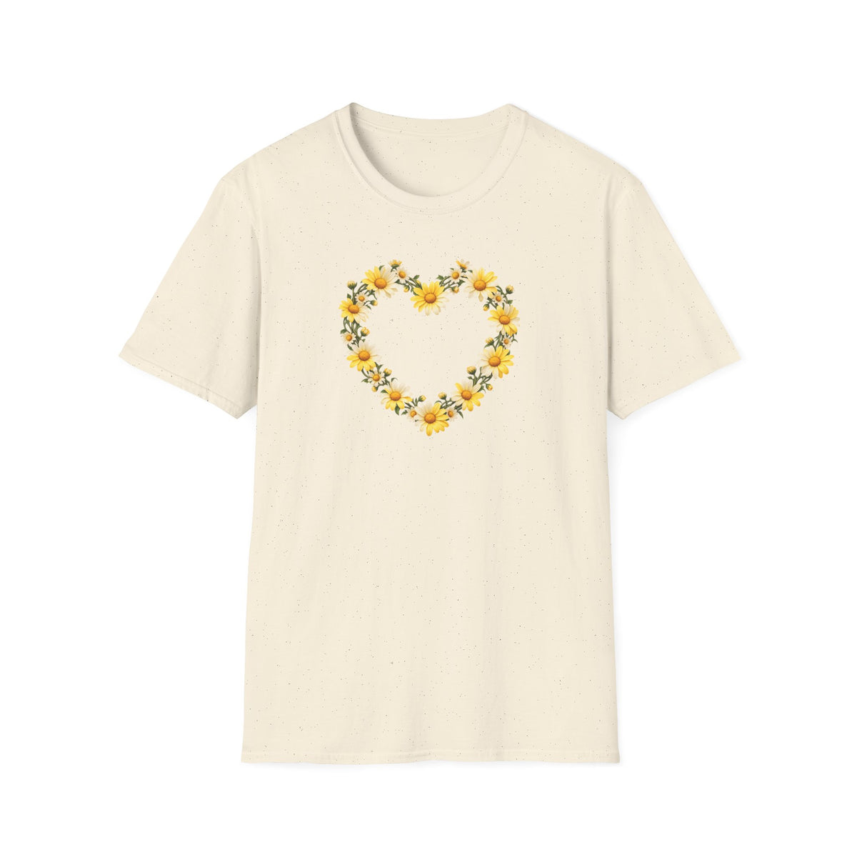 Daisy Chain heart Unisex Softstyle T-Shirt