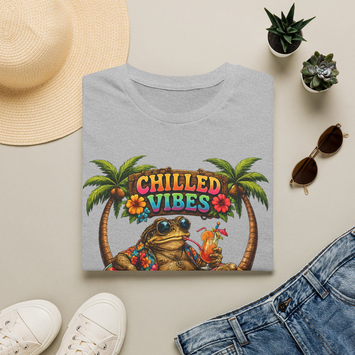 Chilled Vibes Toad Unisex Softstyle T-Shirt