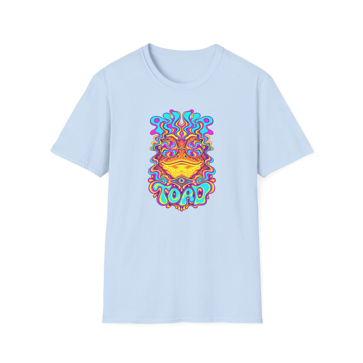 Psychedelic Toad Unisex Softstyle T-Shirt