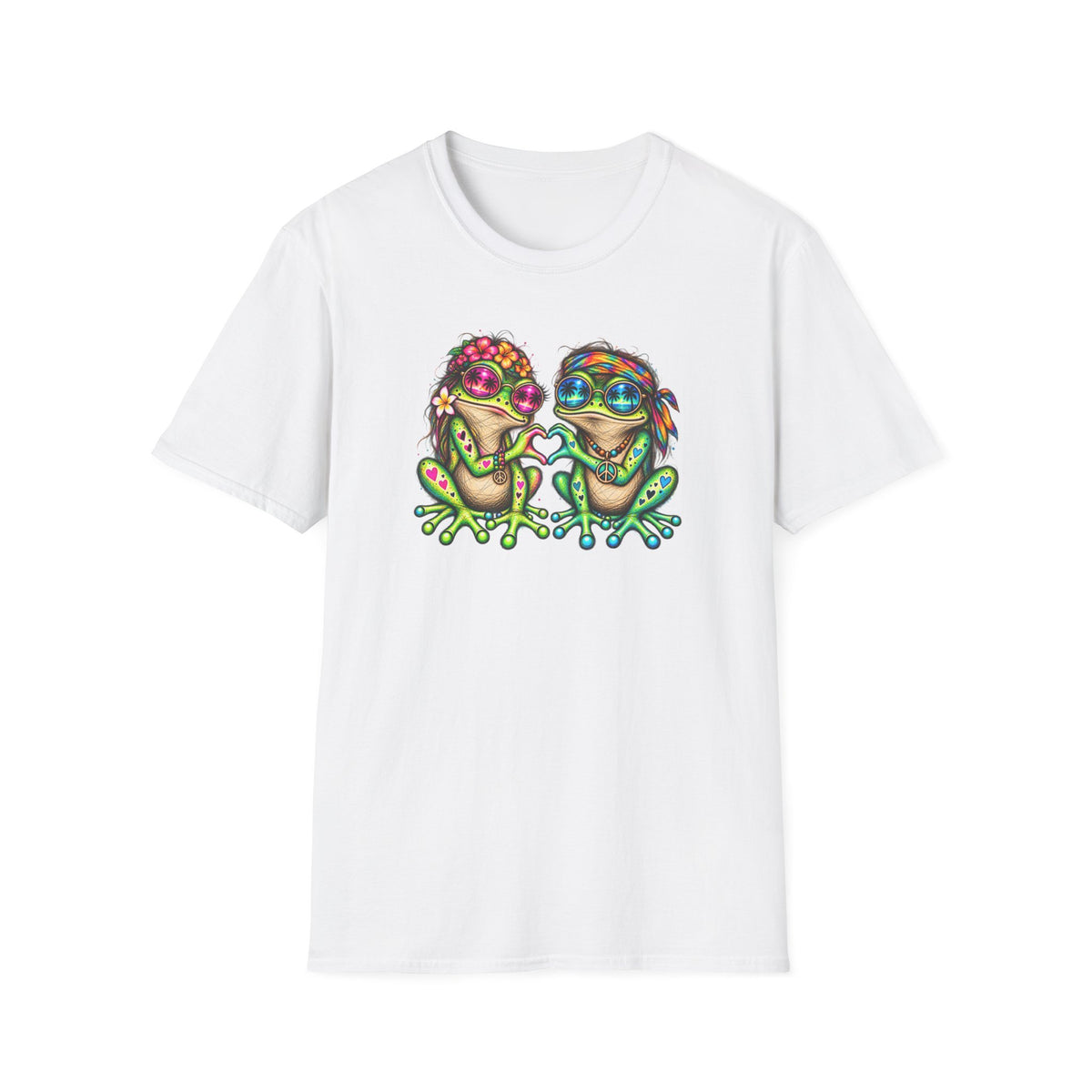 Boho Love toads Unisex Softstyle T-Shirt