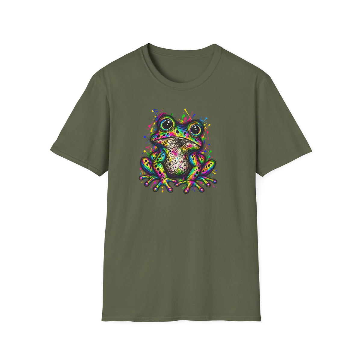 Tie dye Toad - Unisex Softstyle T-Shirt