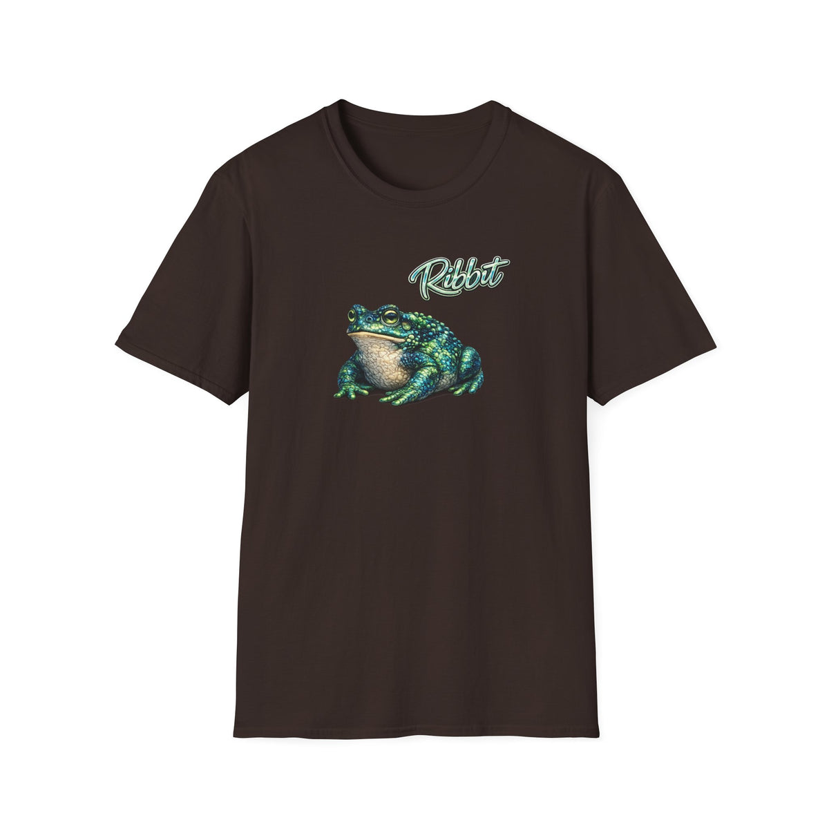 Ribbit-Grün Unisex Softstyle T-Shirt