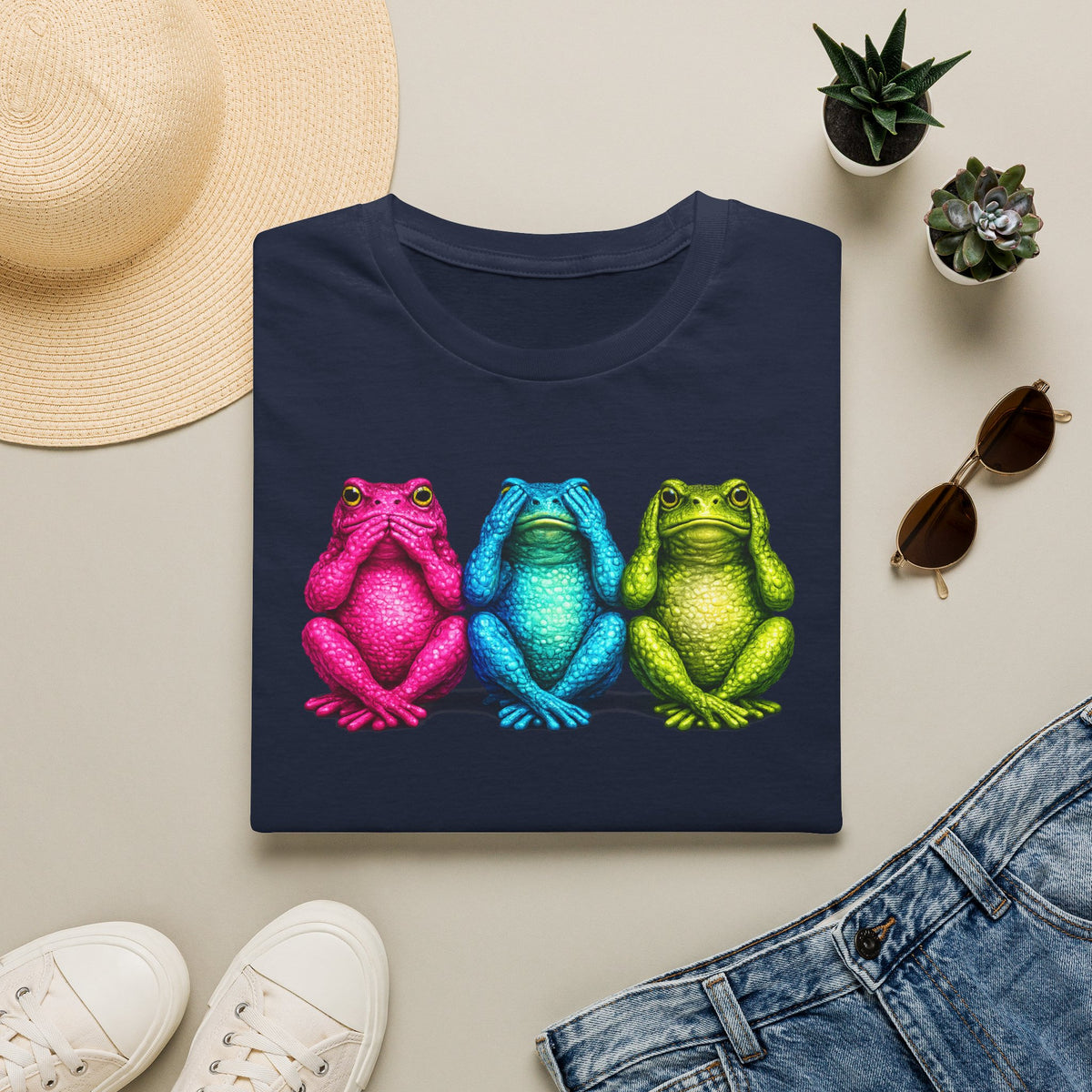 3 Wise Toads Unisex Softstyle T-Shirt