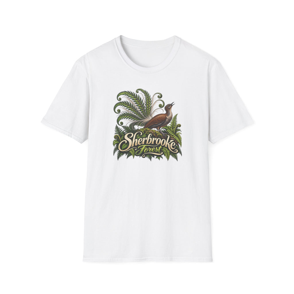 Sherbrooke Forest Lyrebird Unisex Softstyle T-Shirt