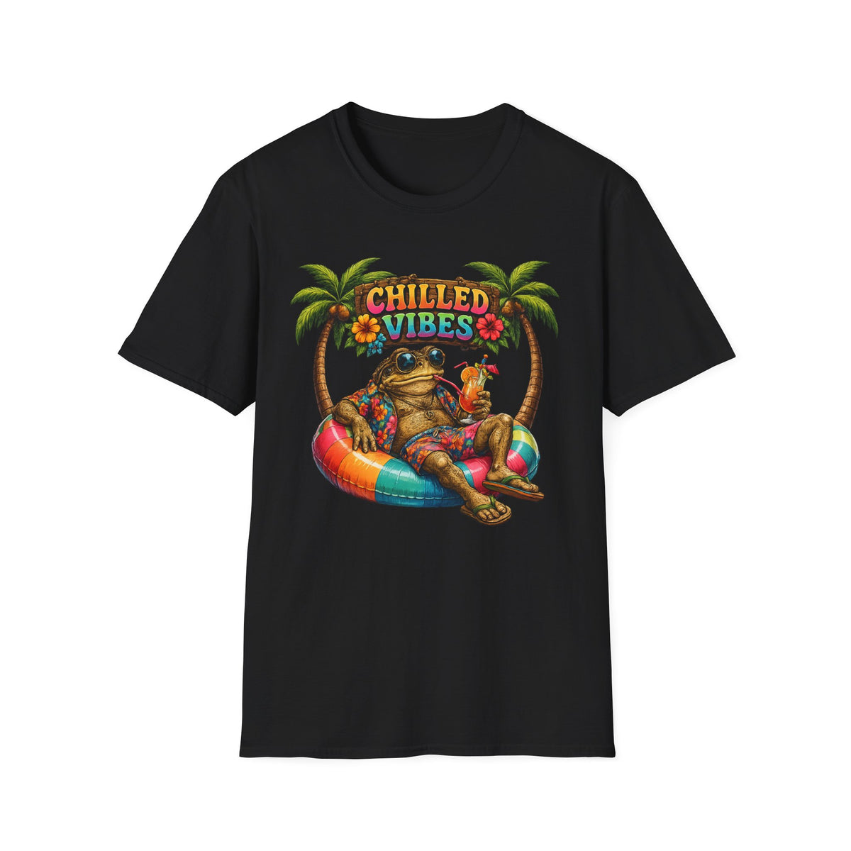 Chilled Vibes Toad Unisex Softstyle T-Shirt