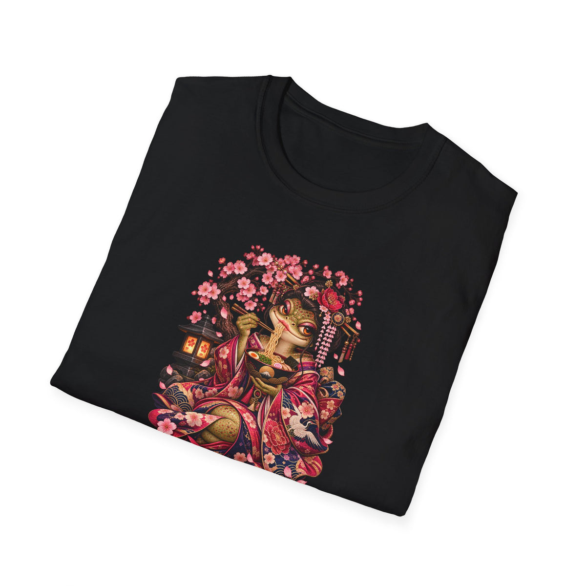 Cherry Blossom Toad Unisex Softstyle T-Shirt