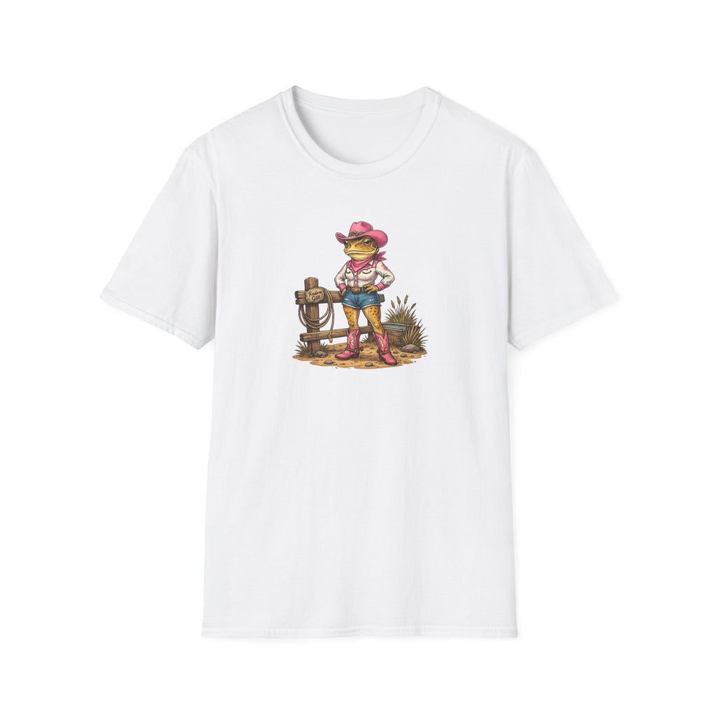 Cowgirl Rodeo Kröte Unisex Softstyle T-Shirt