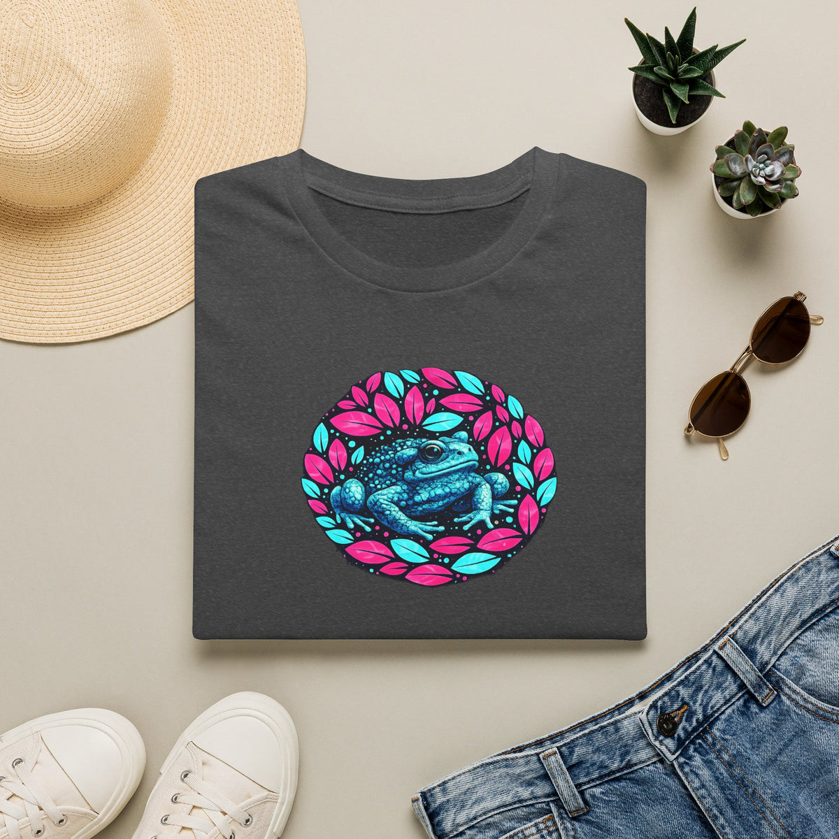 Leafy Toad Unisex Softstyle T-Shirt
