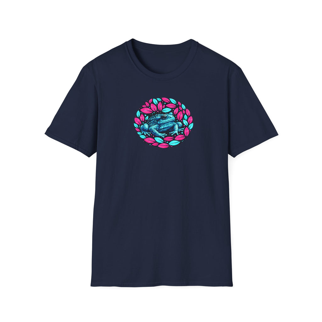 Unisex Softstyle T-Shirt „Blättrige Kröte“