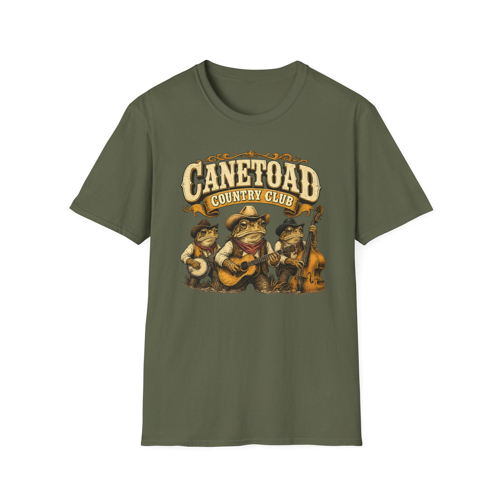 Canetoad Countryclub Unisex Softstyle T-Shirt