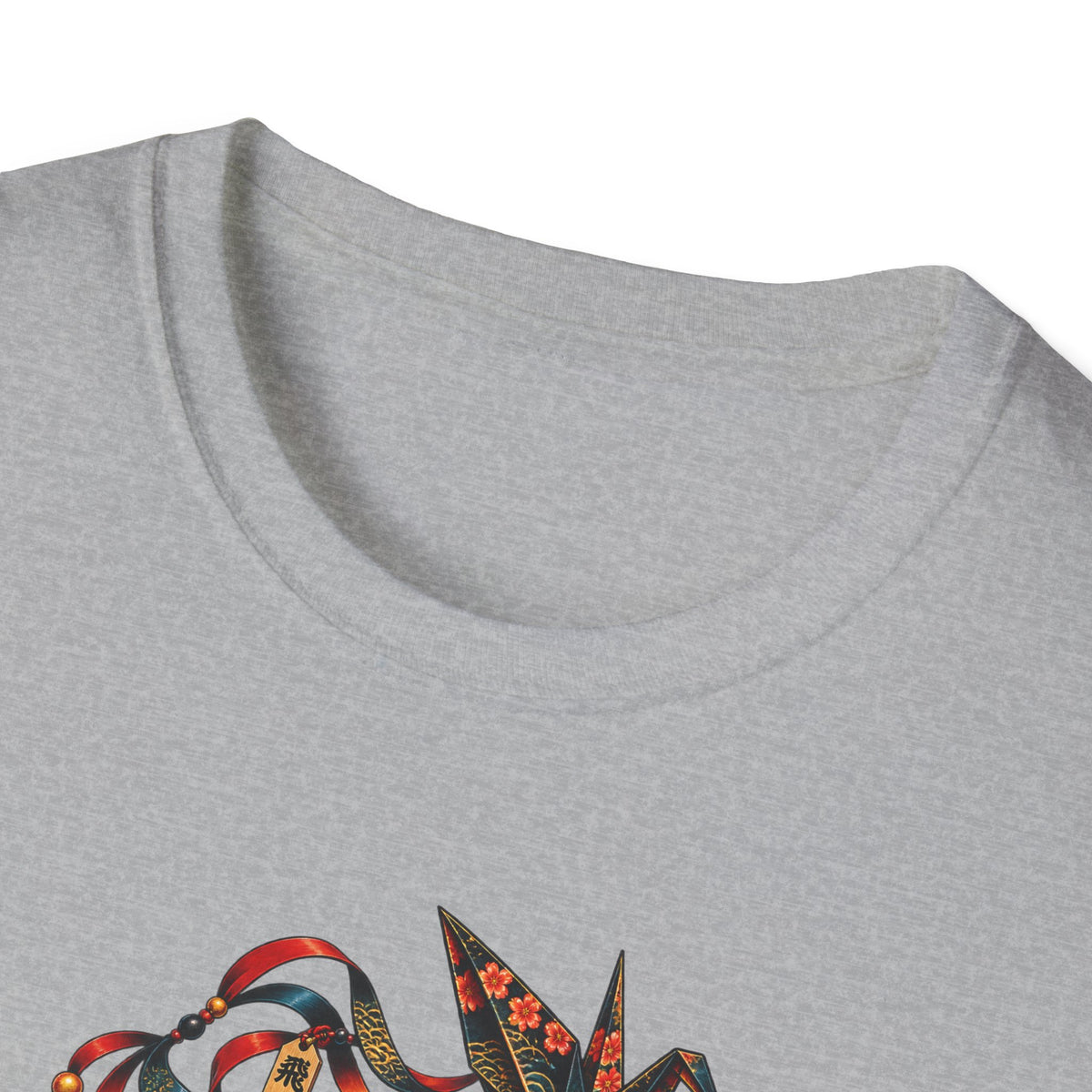 Origami Kite flying Toad Unisex Softstyle T-Shirt