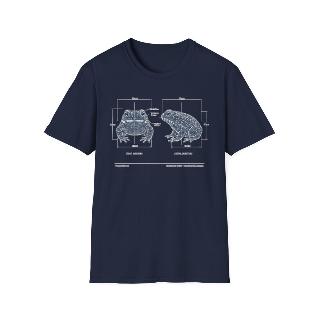 Blue Print Toad Unisex Softstyle T-Shirt