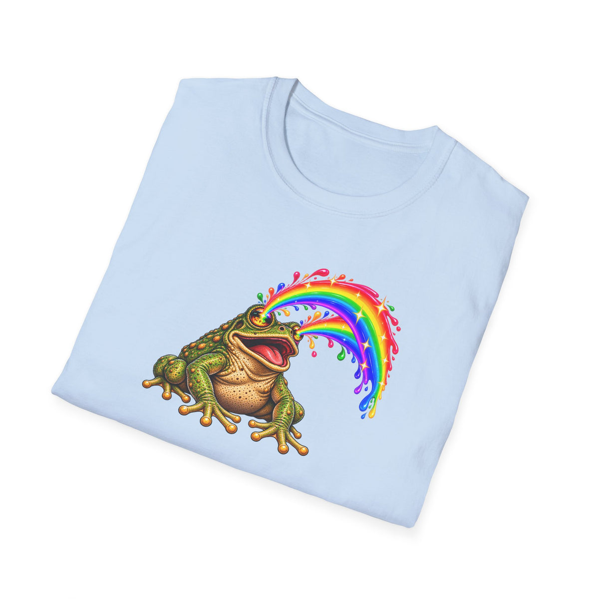 Rainbow Toad Unisex Softstyle T-Shirt