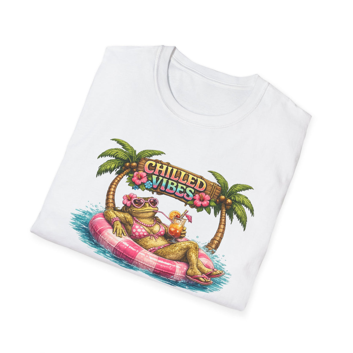 Chilled Vibes Toad Unisex Softstyle T-Shirt