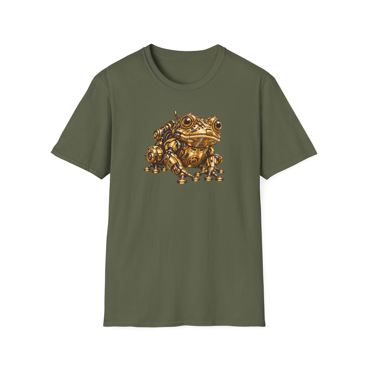 Swampwars Gold Toad T-Shirt | Funny Sci-Fi Toad Graphic Tee