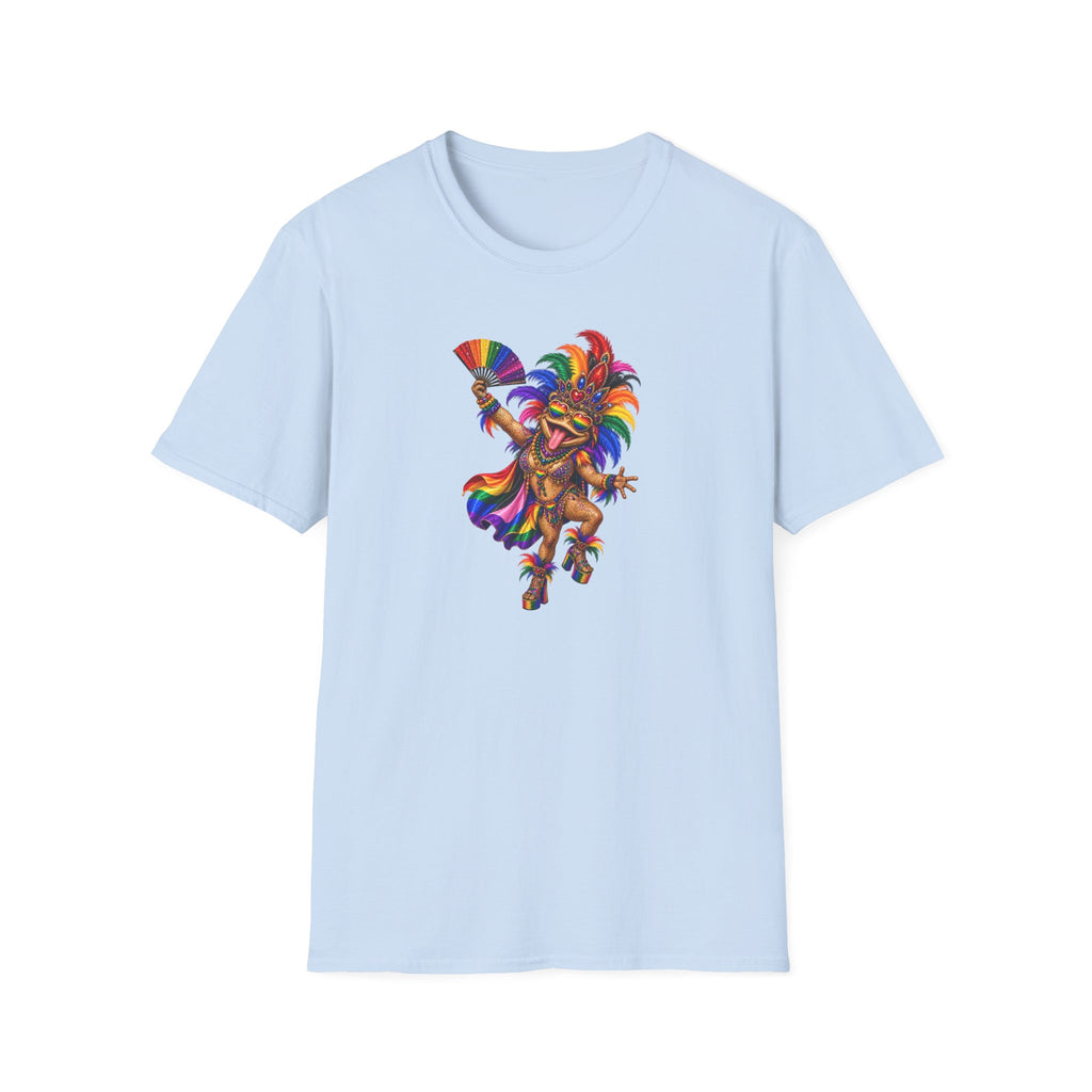 T-shirt unisex Madigras Toad Softstyle