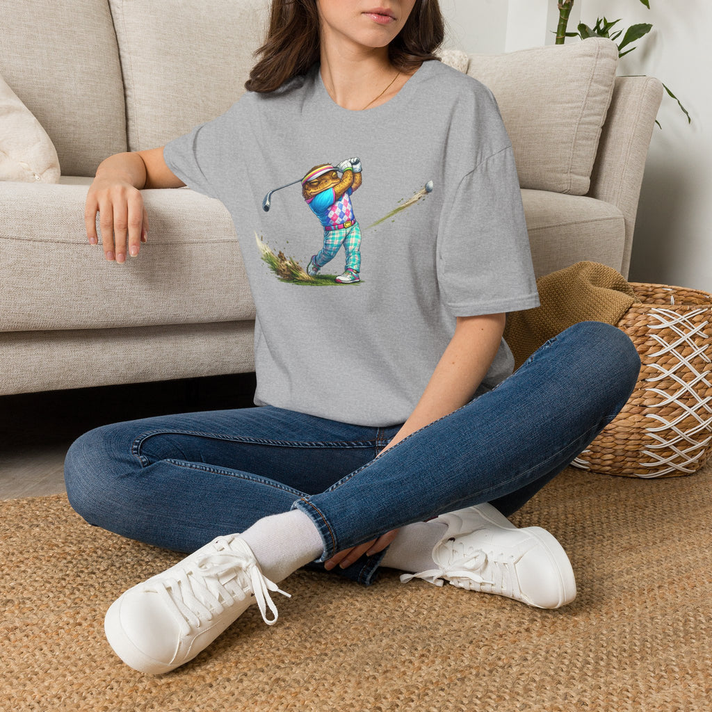 T-Shirt Unisex Morbida "Golf Pro Toad"